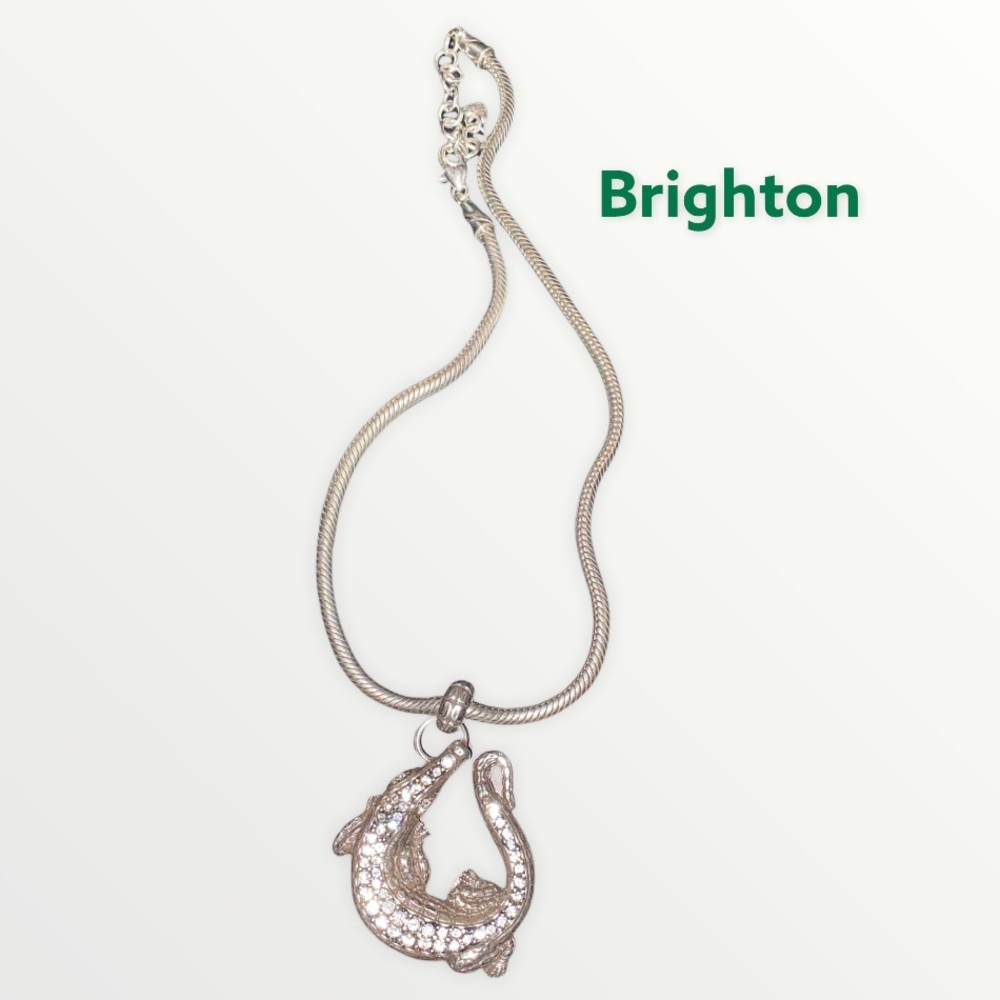 Brighton 🐊 Gator necklace. Very rare. Pristine.​